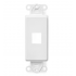 Leviton Placa para Pared 41641-00W, 1 Puerto, 1 Pieza, Blanco  1