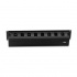 Leviton Organizador Horizontal Sencillo Frontal, 2UR, Negro  1