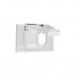 Leviton Placa de Pared para Intemperie 4976-W, 2 Puertos, Blanco  1