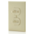 Leviton Interruptor Dúplex 5241-I, 120 - 277V, 15A, Marfil  4