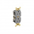 Leviton Tomacorriente 5262-GY, 2 Enchufes, 125V, 15A, Gris