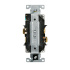 Leviton Tomacorriente 5262-IGW, 2 Enchufes, 125V, 15A, Blanco  3
