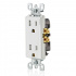 Leviton Tomacorriente 5325-W, 2 Enchufes, 125V, 15A, Blanco  2