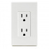 Leviton Tomacorriente 5325-W, 2 Enchufes, 125V, 15A, Blanco  3