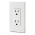 Leviton Tomacorriente 5325-W, 2 Enchufes, 125V, 15A, Blanco  4