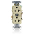 Leviton Tomacorriente 5262-SI, 2 Enchufes, 125V, 15A, Marfil  1