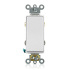 Leviton Apagador 5624-2W, 4 Vías, 20A, Blanco  1