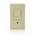 Leviton Tomacorriente 5262-SI, 1 Enchufe, 120V, 15A, Marfil  3