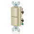 Leviton Apagador 5634-I, 2 Botones, 120 - 277V, 15A, Marfil  2