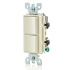 Leviton Apagador 5634-T, 2 Botones, 120 - 277V, 15A, Beige  2