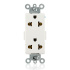 Leviton Tomacorriente 5835-W, 2 Enchufes, 125V, 15A, Blanco  1