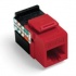 Leviton Jack Modular Quickport Categoría 5e, Rojo