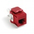 Leviton Jack Modular Quickport Categoría 6, Rojo  1