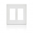 Leviton Placa de Pared 80309-SW, 2 Puertos, Blanco  1