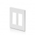 Leviton Placa de Pared 80309-SW, 2 Puertos, Blanco  2
