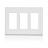 Leviton Placa de Pared 80311-SW, 3 Puertos, Blanco  1