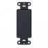 Leviton Placa Ciega para Pared 80414-E, Negro  1