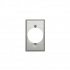 Leviton Placa de Pared 83028, 1 Puerto, Aluminio  1