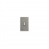 Leviton Placa para Pared 84001-A40, 1 Puerto, 1 Pieza, Plata - Imagen adicional 1