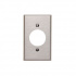 Leviton Placa para Pared 84020-40, 1 Puerto, 1 Pieza, Acero Inoxidable