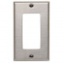 Leviton Placa para Pared 84401-40, 2 Puertos, Acero Inoxidable  1