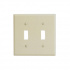 Leviton Tapa para Pared 86009, 2 Puertos, 1 Pieza, Marfil