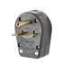 Leviton Clavija Recta, NEMA 6-30P, 250V, 50A, Negro  1