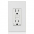 Leviton Tomacorriente AFTR1-00W, 2 Enchufes, 125V, 15A, Blanco  1