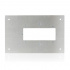 Leviton Brida de Montaje Empotrado para Leviton Serie B BSURG-FLG, 1 Puerto, 1 Pieza, Plata