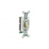 Leviton Interruptor Sencillo, 1 Polo, 15A, 120V, Marfil  1