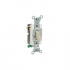 Leviton Interruptor Sencillo, 3 vías, 15A, 120V, Marfil  1