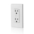 Leviton Tomacorriente Inteligente D215R-1BW, 2 Enchufes, 120V, 15A, Blanco  3