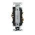 Leviton Tomacorriente D8200-IGW, 2 Enchufes, 125V, 15A, Blanco  2