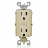 Leviton Tomacorriente GFNT1-I, 2 Enchufes, 125V, 15A, Marfil - Imagen adicional 2