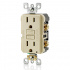 Leviton Tomacorriente GFNT1-I, 2 Enchufes, 125V, 15A, Marfil - Imagen adicional 3