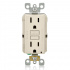 Leviton Tomacorriente GFNT1-T, 2 Enchufes, 125V, 15A, Almendra - Imagen adicional 2