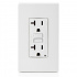 Leviton Tomacorriente GFNT2-0NW, 2 Enchufes, 125V, 20A, Blanco