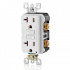 Leviton Tomacorriente GFNT2-0NW, 2 Enchufes, 125V, 20A, Blanco - Imagen adicional 3