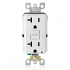 Leviton Tomacorriente GFNT2-0NW, 2 Enchufes, 125V, 20A, Blanco - Imagen adicional 2