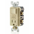 Leviton Tomacorriente GFSW1-I, 1 Enchufe + 1 Apagador, 125V, 15A, Marfil - Imagen adicional 1