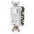 Leviton Tomacorriente GFSW1-W, 1 Enchufe + 1 Apagador, 125V, 15A, Blanco  2