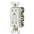 Leviton Tomacorriente GFTR1-W, 2 Enchufes, 125V, 15A, Blanco  4
