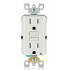 Leviton Tomacorriente GFTR1-W, 2 Enchufes, 125V, 15A, Blanco  3