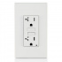 Leviton Tomacorriente GFTR2-W, 2 Enchufes, 125V, 20A, Blanco