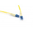 Leviton Cable Fibra Óptica Duplex LC Macho - LC Macho, 5 Metros, Amarillo  1