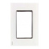 Leviton Placa para Pared L00-26000-CB3, 1 Puerto, 1 Pieza, Blanco