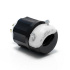 Leviton Clavija de Media Vuelta, 20A, 480V, Negro/Blanco  2
