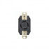 Leviton Tomacorriente LEV-2740, 1 Enchufe, 600V, 30A, Negro  1