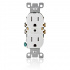 Leviton Tomacorriente T5320-W, 2 Enchufes, 125V, 15A, Blanco  3