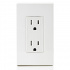 Leviton Tomacorriente T5325-W, 2 Enchufes, 125V, 15A, Blanco  1